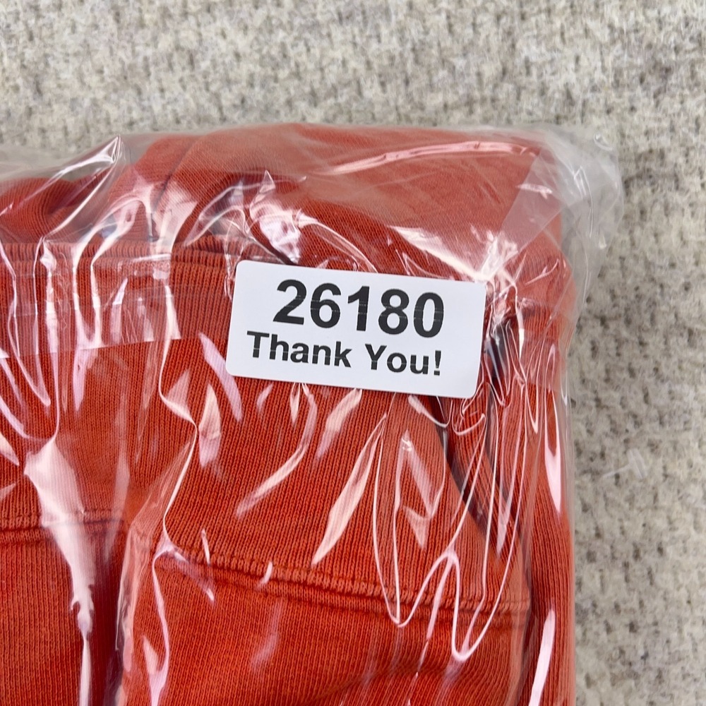 Vintage Y2K Old Navy Youth XL Orange Spellout Sweatshirt Embroidered 2000s Boys - Picture 11 of 11